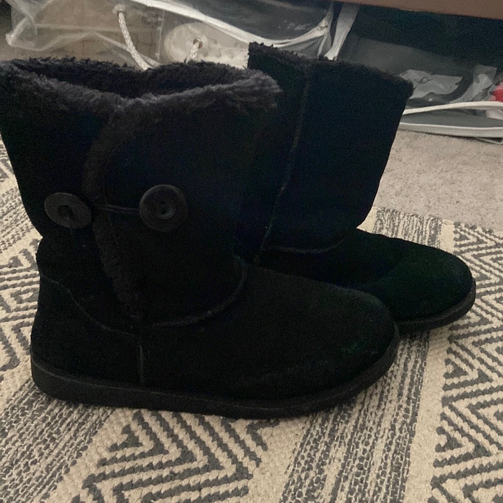 So Sigma Black Boots - Size 9